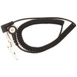 Grounding Cord Only, 90 deg. Angle, Coiled, 6 ft. OAL, 4mm Snap redirect to product page